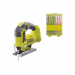 Présentation : Ce pack RYOBI comprend une scie sauteuse pendulaire R18JS-0 - 18 V One+ - Sans batterie ni chargeur avec une c ...