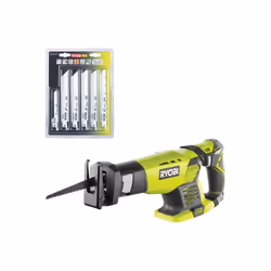 Présentation : Ce pack RYOBI comprend une scie sabre RRS1801M - 18V One+ sans batterie ni chargeur avec interrupteur à gâchet ...