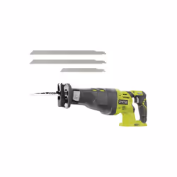 Présentation : Ce pack RYOBI comprend une scie sabre R18RS-0 - 18V One+ - sans batterie ni chargeur idéal pour réaliser des t ...