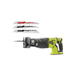 Ryobi - Pack Scie sabre Brushless R18RS7-0 - 18V One+ - sans batterie ni chargeur - Lot de 3 lames RAK3RBWM spéciales scie
