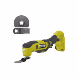 Présentation : Ce pack RYOBI comprend un multitool RMT18-0 - 18V One+ - 11 accessoires - Sans batterie ni chargeur , l'outil  ...