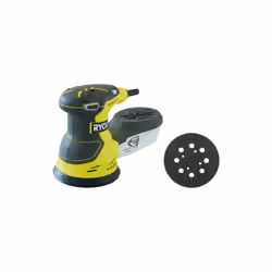 Présentation : Ce pack RYOBI est composé d'une ponceuse excentrique électrique RYOBI - ROS300A et ses accessoires : un sac de ...
