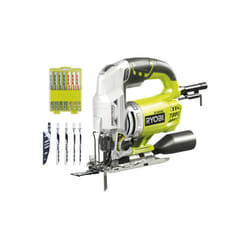 Ryobi - Pack Scie sauteuse pendulaire RJS850KA5 - 600W - 85mm - lot de 5 lames - coffret de 10 lames - bois - plastique - bimétal - 102mm - RAK10JSB