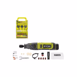 Présentation : Ce pack RYOBI comprend un outil multifonction RYOBI 4V - RRT4-120GA15 , ses 15 accessoires , sa batterie 2.0Ah ...