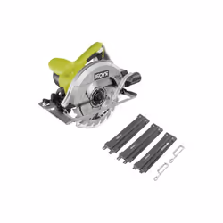 Présentation : Ce pack RYOBI est idéal pour réaliser des découpages. Cette scie circulaire RYOBI et ses accessoires : un guid ...