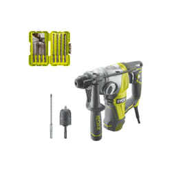 Ryobi - Pack Perforateur Burineur RSDS800-KC - sdsplus 800W - 4 modes - Coffret empilage 8 forets RAK08SDS2 - sdsplus