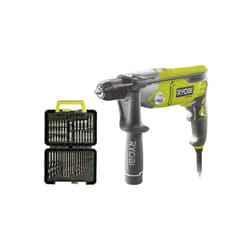 Ryobi - Pack Perceuse à percussion RPD1200-K - 1200W - Coffret de 60 accessoires - RAK60DDF