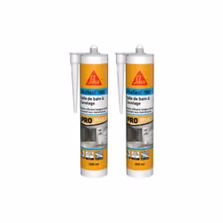 Présentation : Ce mastic silicone SIKA Sikaseal-180 Salle de bain & carrelage - Blanc - 300ml , élastique et flexible, possèd ...