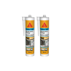 Sika - Lot de 2 mastics silicone seal-180 Salle de bain & carrelage - Blanc - 300ml