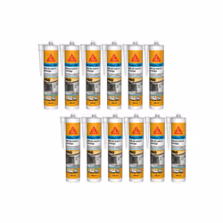 Présentation : Ce mastic silicone SIKA Sikaseal-180 Salle de bain & carrelage - Blanc - 300ml , élastique et flexible, possèd ...