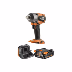 Présentation : Ce pack AEG Boulonneuse à chocs - BSS18MTF12-0 - 18V Brushless - 700 Nm - 1 batterie 2.0Ah - 1 chargeur - SETL ...