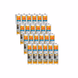 Présentation : Ce mastic silicone SIKA Sikaseal-180 Salle de bain & carrelage - Transparent - 300ml , élastique et flexible,  ...