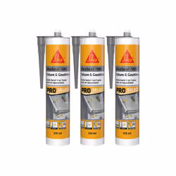 Description générale Mastic butyl SIKA Sikaseal-189 Toiture & Gouttière - Gris - 310ml , idéal pour le calfeutrement ou le ra ...