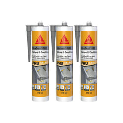 Sika - Lot de 3 mastics butyl seal-189 Toiture & Gouttière - Gris - 310ml