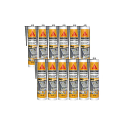 Sika - Lot de 12 mastics butyl seal-189 Toiture & Gouttière - Gris - 310ml
