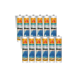 Lot de 12 mastics silicone Sika Sika seal - 163 Piscine & Bassin - Transparent - 300ml