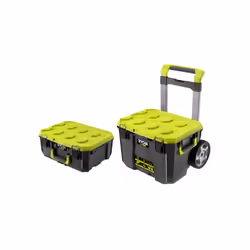Présentation : Le pack RYOBI Système LINK Boîte à outils sur roulettes - Boite à outils medium regroupe deux produits de rang ...