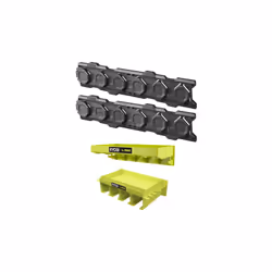 Présentation : Le pack RYOBI Système LINK 2 rails muraux - Étagère polyvalente - Tablette polyvalente réunit plusieurs élémen ...