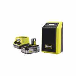 Présentation : Le pack RYOBI 18V Radio bluetooth AM/FM - 1 Batterie 4,0Ah - 1 Chargeur rapide 2,0Ah comprend une radio idéale ...