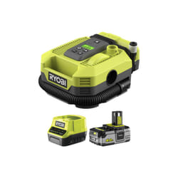 Pack RYOBI 18V Gonfleur compresseur - 11 bars - 1 Batterie 4,0Ah - 1 Chargeur rapide