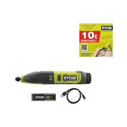 Ciseaux à bois Ryobi RPC4-120G - 4V - 1 Batterie 2.0Ah - 1 Câble usb c