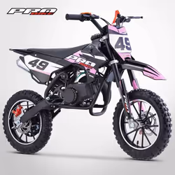 Pocket Cross PROBIKE 49 / Mini Moto Enfant 50cc / Édition 2025 / Rose