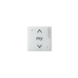 Somfy - 1810883 - Commande murale tactile Smoove 1 Rts Silver Shine