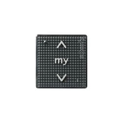Somfy - 1810882 - Commande murale tactile Smoove 1 Rts Black Shine