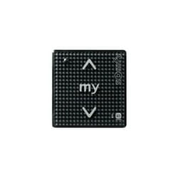 1811015 - Commande murale tactile Somfy Smoove 1 A/m Io Black Shine