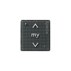 Somfy - 1811005 - Commande murale tactile Smoove 1 Io Black Shine
