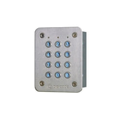 Digicode caase en inox rétro éclairé avec électronique intégrée 3 relais Cdvi