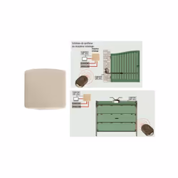 Descriptif Récepteur d'éclairage étanche radio RTS pour l'extérieur. Dimensions 110 x 110 x 40 mm Avantages produit Alimenté ...