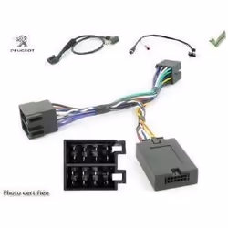 Interface commande au volant pour Peugeot 206+ - JVC - Noir - Voiture