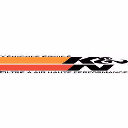 Adhesif Sticker KN - 5x11cm - autocollant KN Avec cet autocollant, montrez à tous que la marque K&N équipe votre véhicule ! L ...