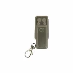 Télécommande 114253 de marque AVIDSEN - 4 Boutons - Fréquence 433.920 Mhz - Pile LR27A et notice fournies. - Programmation : ...