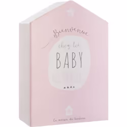 Coffret de naissance avec boite à souvenirs + cadre photo - ROSE Rose