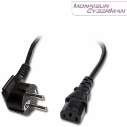 Câble dAlimentation - Non spécifié - Compatible PC/Mac - Noir - Pour Imprimante/Fax/Scanner