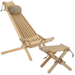 Chilienne scandinave avec repose-pieds Mélèze