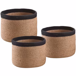 Aspect Matériau principal Jute Dimensions du grand modèle Diamètre (en cm) 25,00 Hauteur (en cm) 20,00 Dimensions du petit mo ...