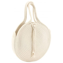 Aubry Gaspard - Sac rond en corde de coton et jute