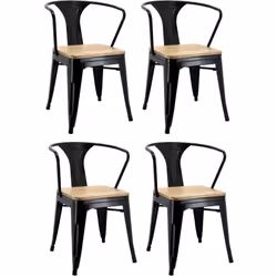 Aspect Coloris Noir Finitions Huilé Matériau principal Métal Laqué Matériaux secondaires Orme Dimensions Hauteur (en cm) 78 L ...