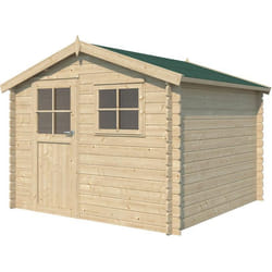 Chalet en bois 8.7 m² Kalmar Avec plancher + gouttière