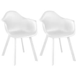 Proloisirs - Fauteuils de jardin en aluminium et résine Jato (Lot de 2)