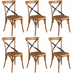 Aspect Matériau principal Hêtre Matériaux secondaires Métal Dimensions Hauteur (en cm) 88 Hauteur de l'assise (en cm) 47 Long ...