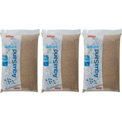 Zolux - Sol décoratif Aquasand naturel rivière 5kg (Lot de 3)