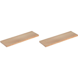 Astigarraga - Etagère tablette murale en pin brut (Lot de 2)