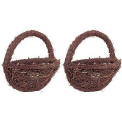 Aubry Gaspard - Jardinière murale en branches (Lot de 2)