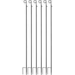 Esschert Design - Support pour guirlande et éclairages extérieurs (Lot de 6)