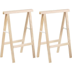 Tréteau en pin 1m de hauteur section 50x23 mm (Lot de 2)