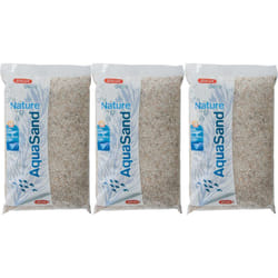 Zolux - Sol décoratif Aquasand quartz blanc 5kg (Lot de 3)